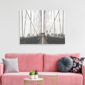 Modern Brooklyn Bridge Canvas Afdruk (Insitu (Woonkamer))