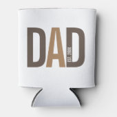 Modern Brown persoonlijke vader opgericht Blikjeskoeler (Voorkant)