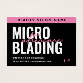 Modern Brows Aftercare PMU Brow Instructions Card (Devant)