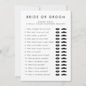 Modern bruid of bruidegom bruiloft Vrijgezellenfee Kaart (Voorkant)