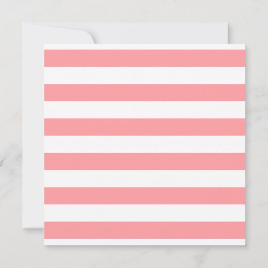 Modern Bruids Tea Party Bloemen Koraal Rozen Rozen Kaart (Achterkant)