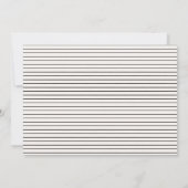 Modern bruiloft Reserva la Fecha crème black Save  Save The Date (Achterkant)