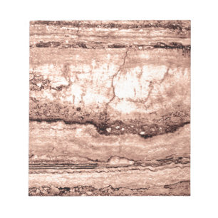 Modern bruin beige sepia gebrand sinaasappel grani notitieblok