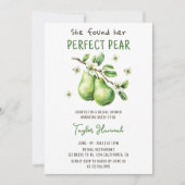 Modern Brunch Greenery Perfect Pear Vrijgezellenfe Kaart (Voorkant)