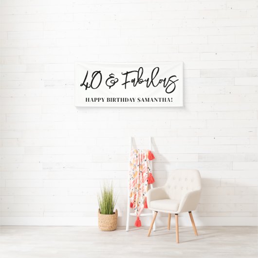 Modern Brush Script 40 en Fabulous Spandoek (Insitu)