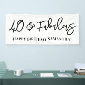 Modern Brush Script 40 en Fabulous Spandoek (Beurs)