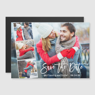 Modern Brush Script 4 Photo Sla de datum op
