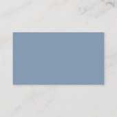 Modern Brush Script Weddenschap website QR Dusty B Informatiekaartje (Achterkant)
