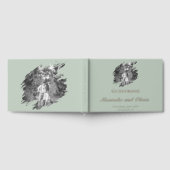 Modern Brushstroke Photo Wedding | Sage Green (Complet)