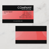 Modern - Bubble Cloud Red Visitekaartje (Voorkant / Achterkant)