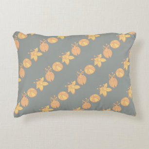 Modern Bud & Flower Bold Patroon Accent Kussen