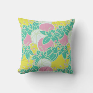 Modern Bud & Flower Bold Patroon Kussen