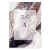 Modern Burgundy Ivory Gray Elegant Kaart (Voorkant)