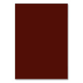 Modern Burgundy Table Number Kaart (Achterkant)