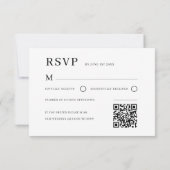 Modern Burgundy Wedding RSVP (Dos)