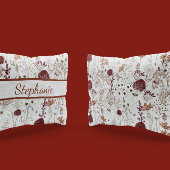 Modern Burgundy Wildflowers | Elegant Boho Floral  Kussensloop