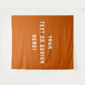 Modern Burnt Orange Wall Tapestry for Home Déco Wandkleed (Voorkant (horizontaal))