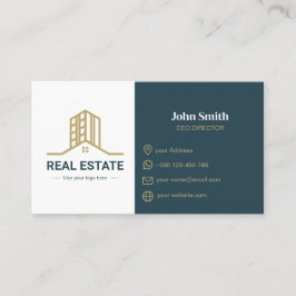 Modern Business Card for REAL ESTATE Visitekaartje