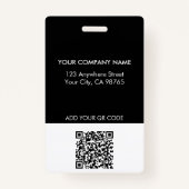 Modern Business Custom Company Monogram Logo Badge (Achterkant)