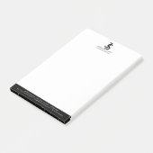 Modern Business Custom Company Monogram Logo Post-it® Notes (Schuin)