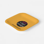 Modern Business Custom Macaroni & Cheese Hue Papieren Bordje (Gebogen)