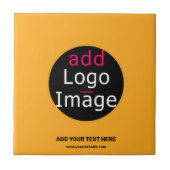 Modern Business Custom Macaroni & Cheese Hue Tegeltje (Voorkant)