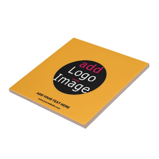 Modern Business Custom Macaroni & Cheese Hue Tegeltje (Zijkant)