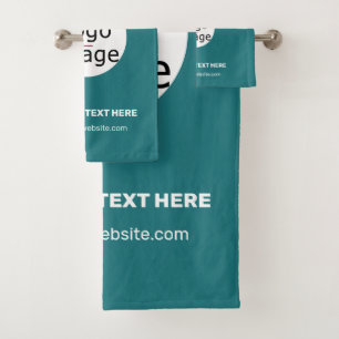 Modern Business Custom Merk Cool Deep Zee Groen Bad Handdoek