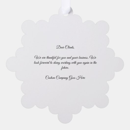 Modern Business Happy Thanksgiving Pumpkin Wreath Ornament Kaart (Achterkant)