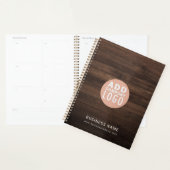 Modern Business Logo Elegant Wood Look 2026 (Devant avec enveloppe)