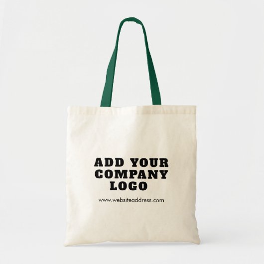 Modern Business Logo Employees and Clients Custom Tote Bag (Voorkant)