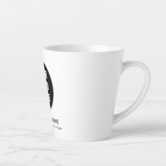 Modern Business Logo Promotional Custom Latte Mok (Rechts)