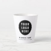 Modern Business Logo Promotional Custom Latte Mok (Voorkant)