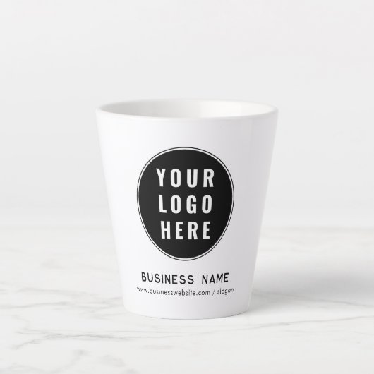 Modern Business Logo Promotional Custom Latte Mok (Voorkant)