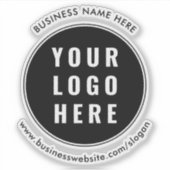Modern Business Logo Promotional Custom Sticker (Voorkant)