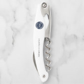 Modern Business Logo website medewerkers swag Kurkentrekker (Achterkant)