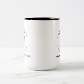 Modern Business Logo Website Two Tone Mug (Centre)