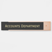 Modern Business Office School Department Name Deurbordje (Voorkant)