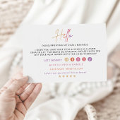 Modern Business Package Insert-Kaart Bedankkaart