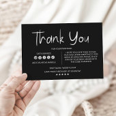 Modern Business Package Insert-Kaart Bedankkaart