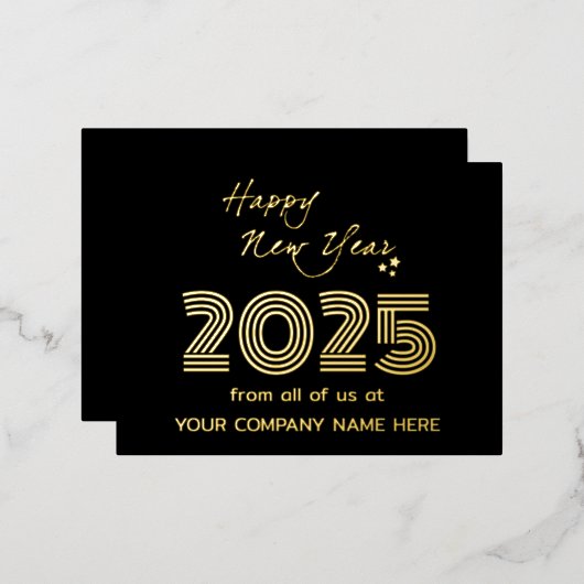 Modern Business Queer Code Bedrijf Folie Feestdagen Briefkaart (Voorkant / Achterkant)