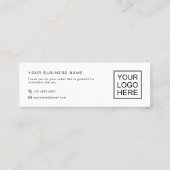 Modern Business Thank You Packaging Mini Inserts Mini Visitekaartje (Achterkant)