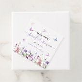 Modern Butterflies Vrijgezellenfeest dank u Bedankjes Labels (In situ)