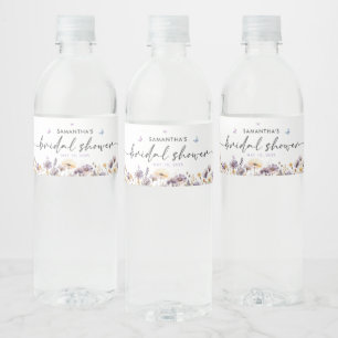 Modern Butterflies Vrijgezellenfeest Welkomstbord Waterfles Etiket