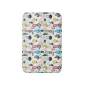 Modern Cactus Geometric Pattern Badmat (Voorkant Verticaal)