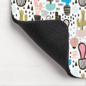 Modern Cactus Geometric Pattern Muismat (Hoek)