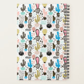 Modern Cactus Geometric Pattern Planner (Achterkant)