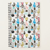 Modern Cactus Geometric Pattern Planner (Voorkant)