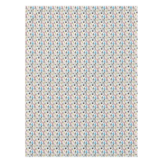Modern Cactus Geometric Pattern Tafelkleed (Voorkant)