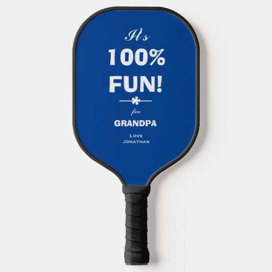 Modern CADEAU VOOR OPA Cool Script Naam Classic Pickleball Paddle (Voorkant)